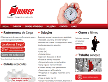 Tablet Screenshot of nimec.com.br